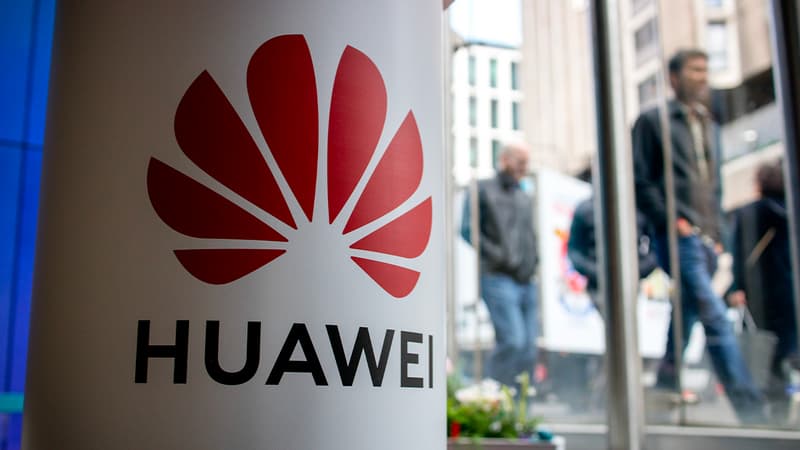 Le logo de Huawei.