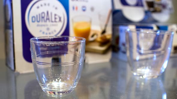 Des verres Duralex (photo d'illustration).