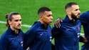 Antoine Griezmann, Kylian Mbappé et Karim Benzema