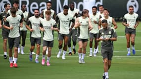 Les joueurs du Real Madrid, le 17 juin 2025