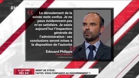 A la Une des GG : Mort de Steve, faites-vous confiance au gouvernement ? - 31/07