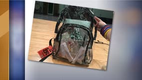 Les élèves du lycée visé par une fusillade à Parkland, en Floride, doivent désormais utiliser des sacs à dos transparents.  