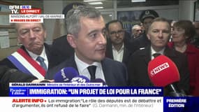 Loi immigration: pour Gérald Darmanin, "on a joué contre la France"