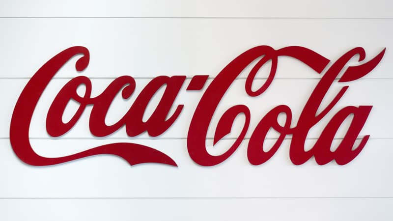 Le logo de Coca-Cola.