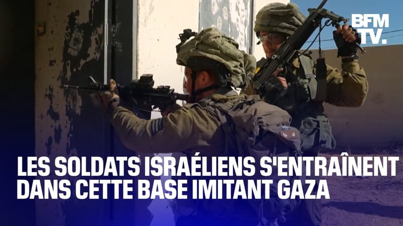 Israël-Hamas: les soldats israéliens s'entraînent dans cette base imitant Gaza