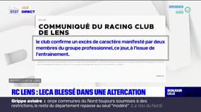 RC Lens: saison terminée pour Leca, blessé au doigt après une altercation à l'entraînement