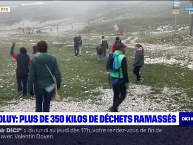 Hautes-Alpes: plus de 350 kg de déchets ramassés lors d'une opération de nettoyage au Dévoluy