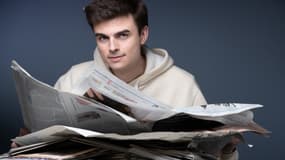 photo de hugo travers alias hugo decrypte, le 14 mars 2022