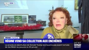 Régine met en vente une partie sa collection aux enchères