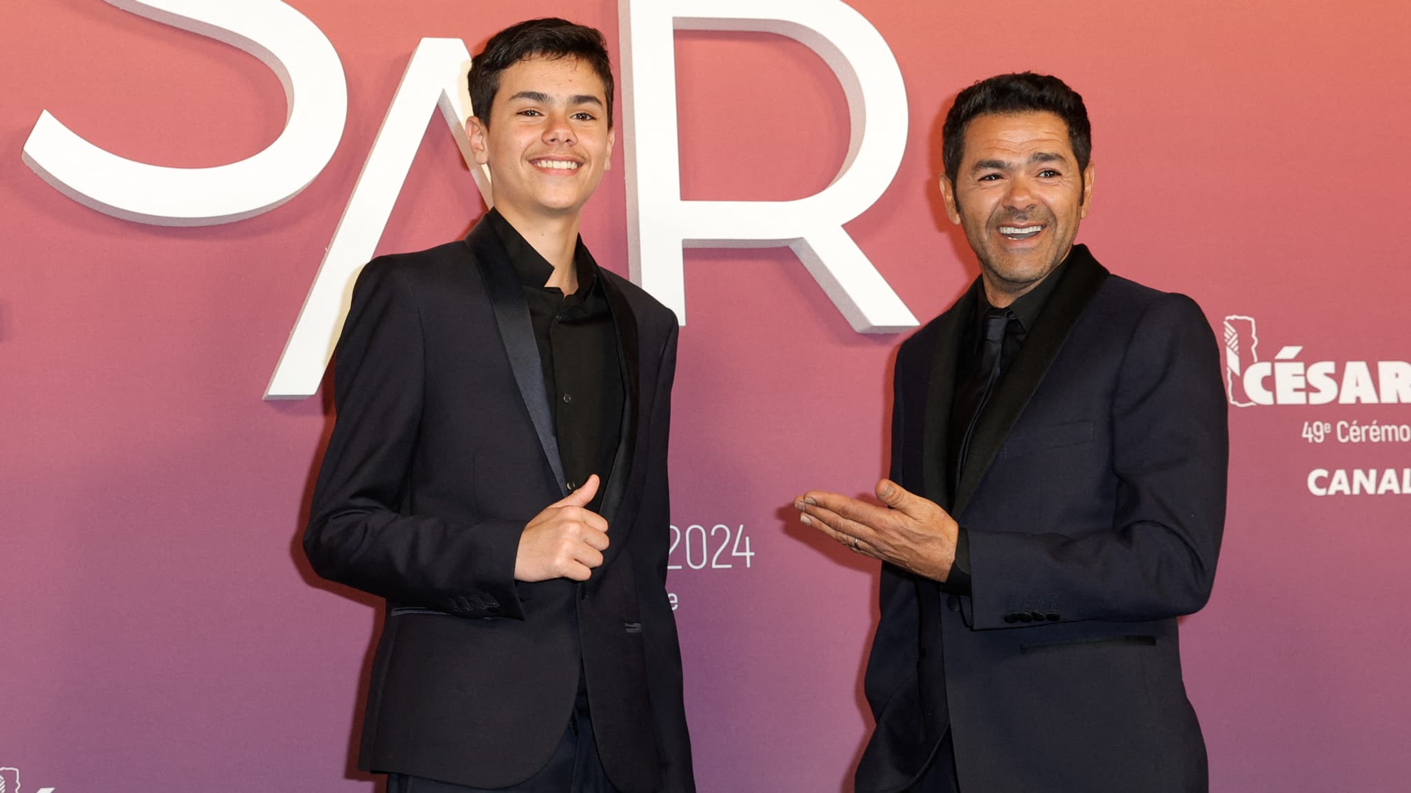 Léon Debbouze et Jamel Debbouze, le 23 février 2024 Léon Debbouze et Jamel Debbouze, le 23 février 2024