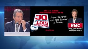 EVENEMENT RMC - RMC et Jean-Jacques Bourdin lancent l'opération "Vos 30 propositions de lois citoyennes": prenez la parole pour faire avancer la France!