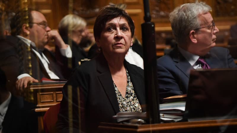 Éliane Assassi à l'Assemblée nationale le 2 mars 2023 