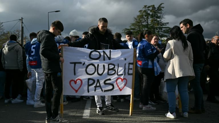 La marche blanche pour rendre hommage à Thomas, à Romans-sur-Isère, dans la Drôme, le 22 novembre 2023