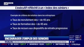 Encourager l'emploi des seniors