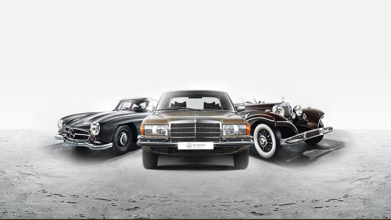 La marque allemande se lance dans la vente de voitures de collection. Un service supervisé par les experts du musée Mercedes-Benz à Stuttgart.