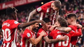 Les joueurs de l'Athletic face à Grenade, à Bilbao le 26 novembre 2021