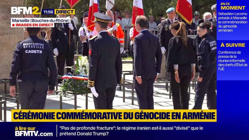 Sébastien Lecornu à la cérémonie commémorative du génocide en Arménie