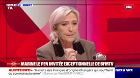 Marine Le Pen: "On peut être opposé à l'immigration massive et dérégulée, sans être raciste"