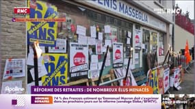 Réforme des retraites: de nombreux élus menacés 