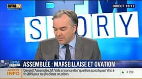 BFM Story: Hommage aux victimes des attentats: l'Assemblée nationale entonne la Marseillaise - 13/01