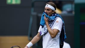 Stefanos Tsitsipas à Wimbledon, le 2 juillet 2022.