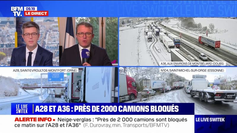 Neige sur les voies ferrées: 