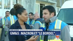 "On n’est pas venu foutre le bordel, on est venu demander une entrevue avec M. Macron", assure un représentant CGT