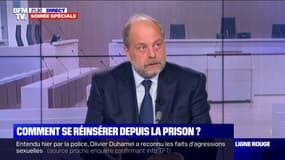 Éric Dupond-Moretti: "Il y a 50% de récidive en plus" pour les sorties sèches de prison, sans accompagnement