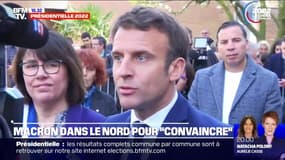 Présidentielle: Emmanuel Macron dans les Hauts-de-France pour "convaincre"