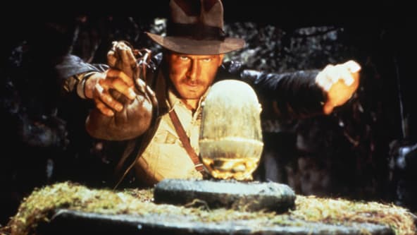 Harrison Fort dans "Indiana Jones, Les aventuriers de l'Arche perdue"