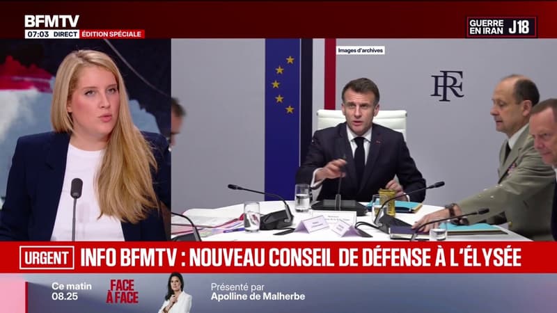 INFO BFMTV. Emmanuel Macron convoque un nouveau conseil de défense et de sécurité nationale à l’Élysée
