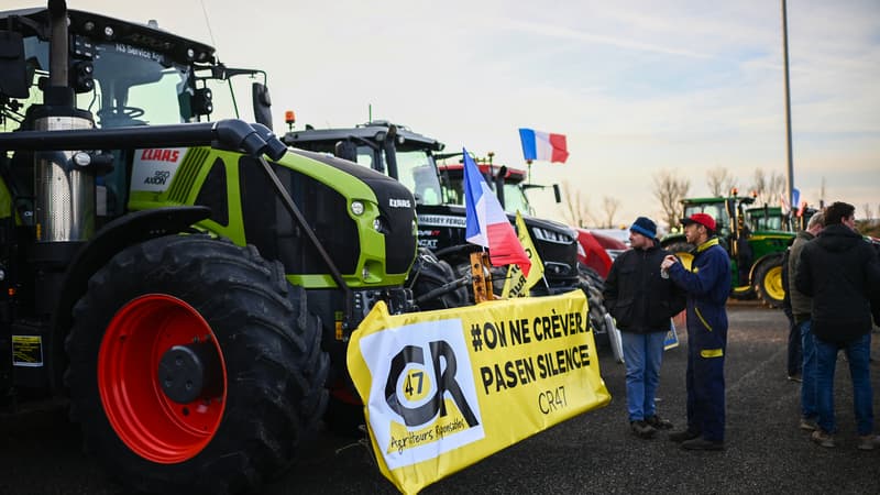 Colère des agriculteurs: un convoi est parti depuis le Lot-et-Garonne pour aller 