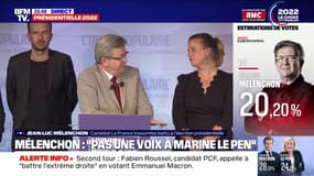 Présidentielle: Jean-Luc Mélenchon fait part de "la violence de la déception" après son résultat