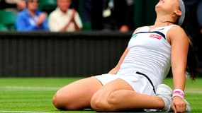 Marion Bartoli en finale de Wimbledon