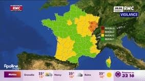 5 départements sont toujours placés en vigilance orange pluie inondation pour la météo de ce jeudi