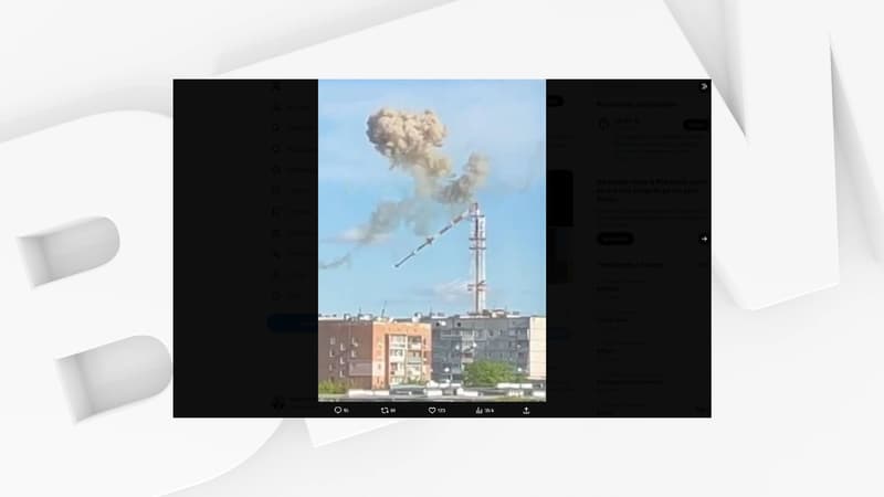 Ukraine: les images de la tour de télévision de Kharkiv détruite après une frappe russe