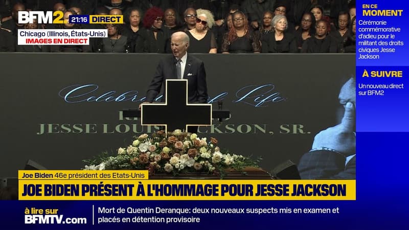 "Nous avons une administration qui ne partage aucune de nos valeurs", déclare Joe Biden