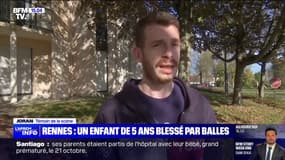 Enfant blessé par balles à Rennes: "J'ai vu un père tenir son enfant dans les bras", raconte un témoin de la scène