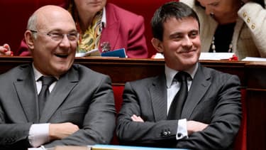 Manuel Valls, ici en février 2011, est désormais Premier ministre tandis que Michel Sapin a quitté le Travail pour Bercy et les Finances