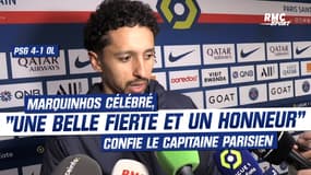 PSG 4-1 OL : Marquinhos célébré, "une belle fierté et un honneur" confie le capitaine parisien