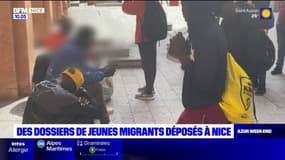 Nice: 28 jeunes migrants reçus par les services du département