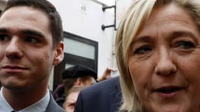 Etienne Bousquet-Cassagne et Marine Le Pen à Villeneuve-sur-Lot