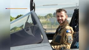 Le capitaine Sébastien Mabire, tué dans la collision de son avion avec un autre avion Rafale mercredi