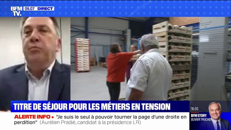 Pour Laurent Munerot, président de la CNAMS, la régularisation des travailleurs sans-papiers « ne sera pas la réponse globale aux difficultés de recrutement des métiers en tension »