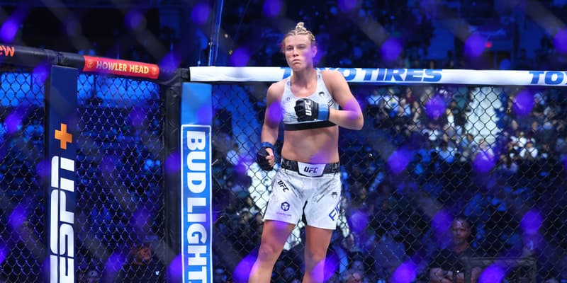 Manon Fiorot avant son combat contre Erin Blanchfield, le 30 mars 2024.