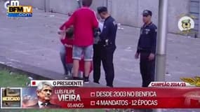Un père fan de Benfica tabassé par la police devant ses enfants