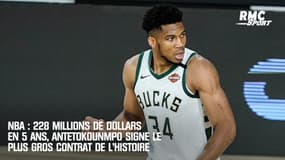 NBA : 228 millions de dollars en 5 ans, Antetokounmpo signe le plus gros contrat de l'histoire