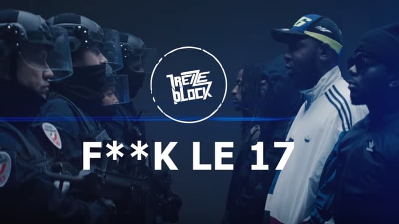 Le groupe 13 Block dans le clip de "Fuck le 17"