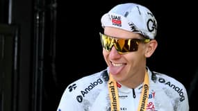 Tadej Pogacar à l'issue de la 13e étape du Tour de France, le 18 juillet 2025