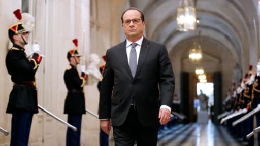 François Hollande le 16 novembre 2015 à Versailles